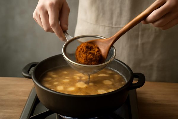 된장은 언제 풀어야 맛이 안정되는지 관련 AI 생성 예시 이미지
