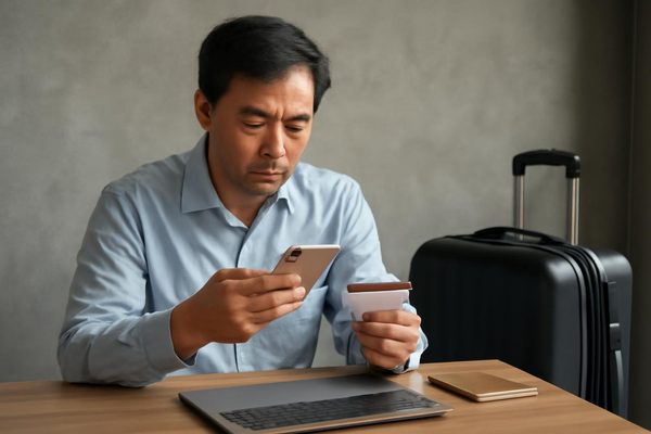 로밍을 선택할 때 확인하면 좋은 점 관련 AI 생성 예시 이미지