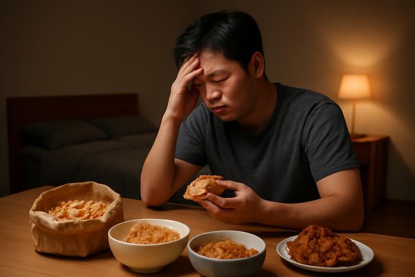야식 습관 흔한 오해를 먼저 정리해보면 관련 AI 생성 예시 이미지