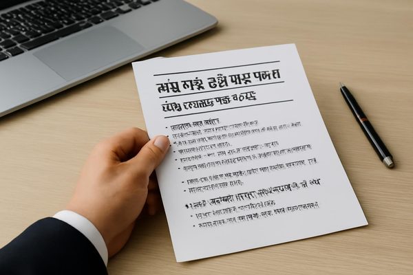 취업 지원 공고 확인 핵심 정리에서 먼저 봐야 할 항목 관련 AI 생성 예시 이미지