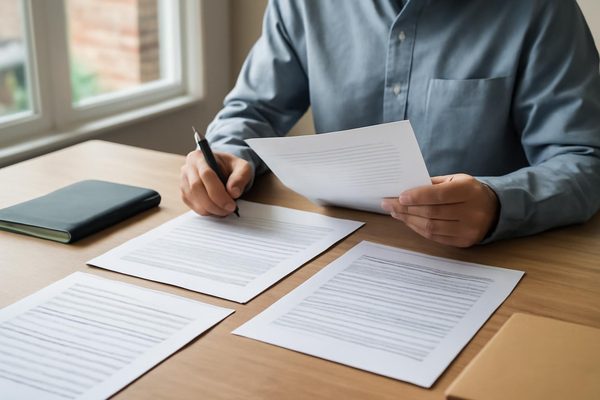 서류를 미리 준비하면 접수 기간을 놓쳐도 덜 불안합니다 관련 AI 생성 예시 이미지
